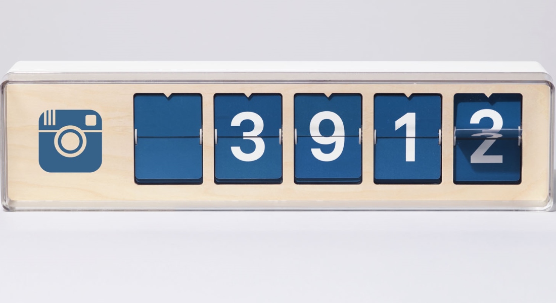 Photo du compteur instagram par smiirl