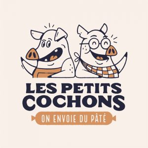 Logo de la startup Les Petits Cochons : on envoie du pâté !