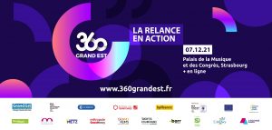 Logo de la startup 360 Grand Est, la relance en action !