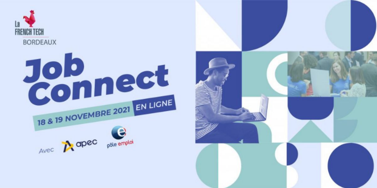 Logo de la startup French Tech Bordeaux annonce une nouvelle édition de JOB CONNECT